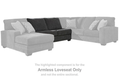 Tracling Armless Loveseat