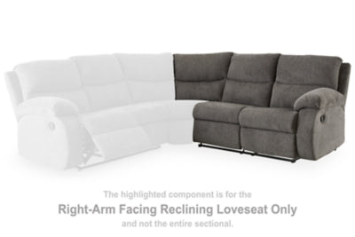 Museum Right-Arm Facing Reclining Loveseat
