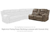 Ravenel Right-Arm Facing Power Reclining Loveseat with Console