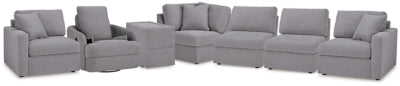 Modmax 6-Piece Sectional and Swivel Glider Recliner