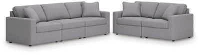 Modmax 3-Piece Sectional Sofa and 2-Piece Sectional Loveseat
