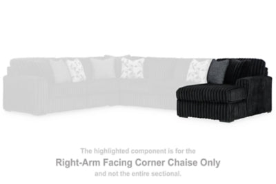 Midnight-Madness Right-Arm Facing Corner Chaise