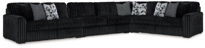 Midnight-Madness 4-Piece Sectional