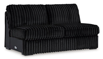Midnight-Madness Armless Loveseat