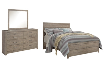Culverbach Queen Panel Bed, Dresser and Mirror