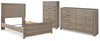 Culverbach Full Panel Bed, Dresser and Chest