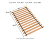Platform Twin Roll Slats