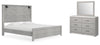 Cottonburg King Panel Bed, Dresser and Mirror