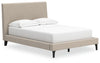 Cielden Full Upholstered Bed with Roll Slats