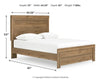 Zanbrook Queen Panel Bed