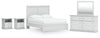 Bostwick Shoals Queen Panel Bed, Dresser, Mirror and 2 Nightstands