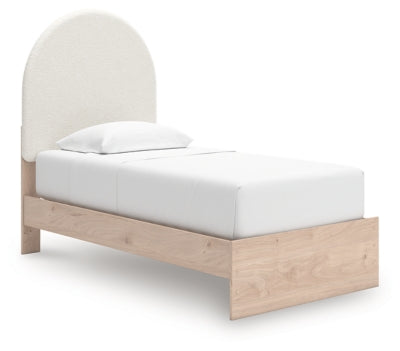 Shapella Twin Upholstered Panel Bed