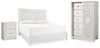 Paxberry King Panel Bed, Chest and Nightstand