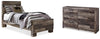 Derekson Twin Panel Bed and Dresser