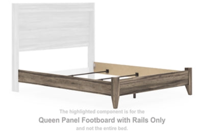 Baystorm Queen Panel Footboard with Rails