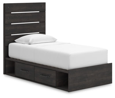 Delmorta Twin Panel Storage Bed