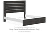 Delmorta King Panel Headboard/Footboard