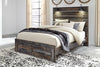 Drystan Queen Panel Bed with 2 Storage Drawers