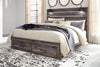 Drystan King Panel Bed with 2 Storage Drawers
