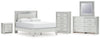 Zyniden Queen Panel Bed, Dresser, Mirror, Chest and Nightstand
