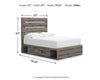 Urbanoore Full Panel Storage Bed