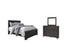 Brinxton Queen Panel Bed, Dresser and Mirror