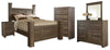 Juararo Queen Poster Bed, Dresser, Mirror, Chest and Nightstand