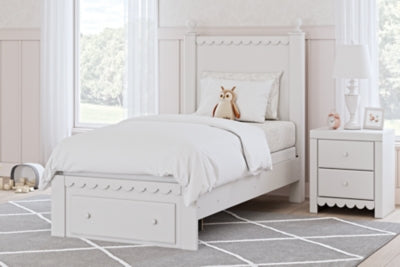 Mollviney Twin Panel Storage Bed