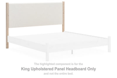 Cadmori King Upholstered Panel Headboard