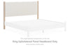 Cadmori King Upholstered Panel Headboard