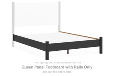 Cadmori Queen Panel Footboard with Rails