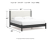Cadmori King Upholstered Panel Bed