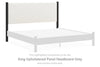 Cadmori King Upholstered Panel Headboard