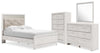 Altyra Full Panel Bed, Dresser, Mirror and Chest