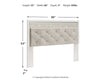 Altyra King/California King Upholstered Panel Headboard
