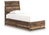 Zadilyn Twin Panel Bed with Storage