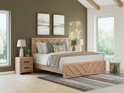 Sanginlane King Panel Bed