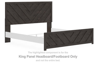 Prendonea King Panel Headboard/Footboard
