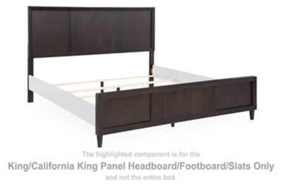 Urbantrack King/California King Panel Headboard/Footboard/Slats
