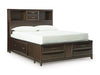 Vanmore Queen Storage Footboard with Roll Slats