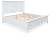 Trulani California King Panel Storage Bed