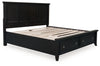 Bambori California King Panel Storage Bed