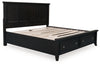 Bambori King Panel Storage Bed