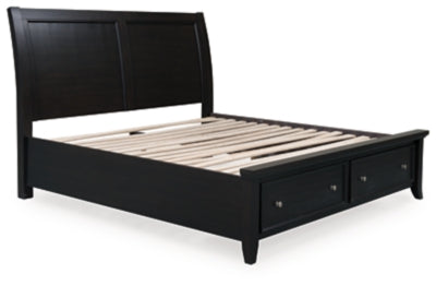 Bambori King Sleigh Storage Bed