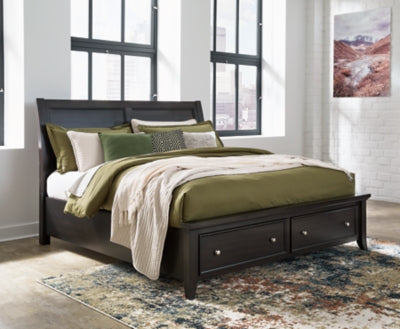 Bambori King Sleigh Storage Bed