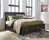 Bambori King Sleigh Storage Bed