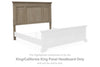 Vallardia King/California King Panel Headboard
