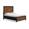 Kraeburn Queen Storage Footboard with Roll Slats