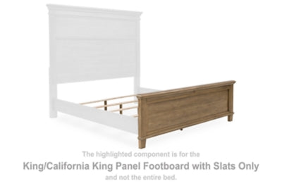 Mylarken King/California King Panel Footboard with Slats