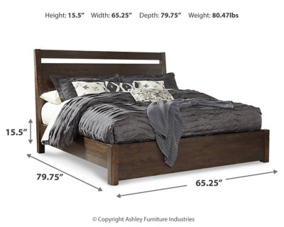 Starmore Queen Platform Style Footboard with Rails